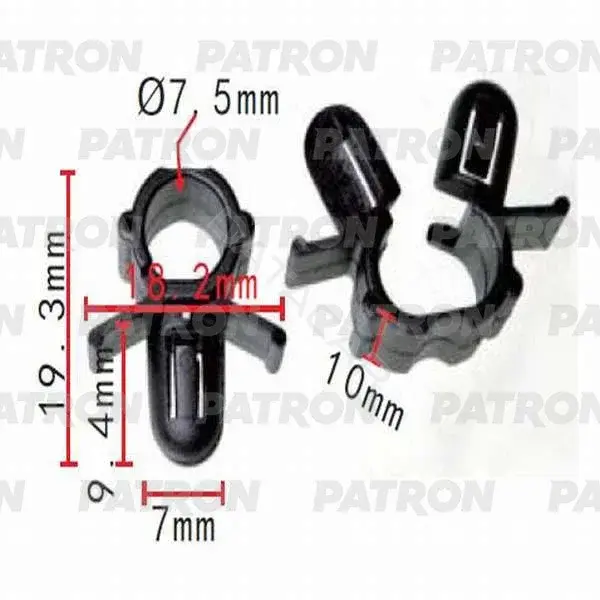 Клипсы, фиксаторы, зажимы PATRON P37-0537