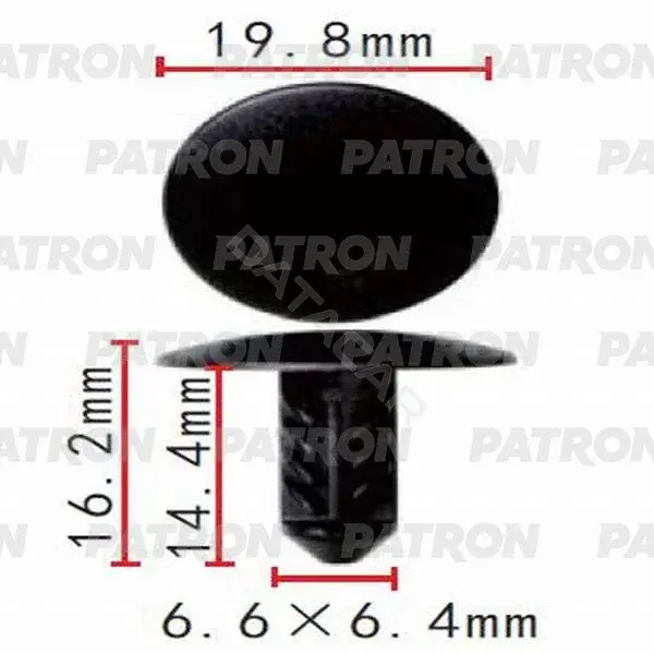 Клипсы, фиксаторы, зажимы PATRON P37-0540