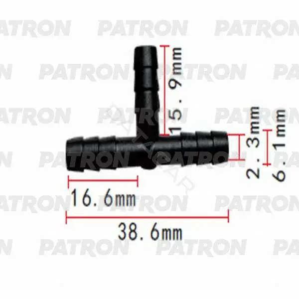 Клипсы, фиксаторы, зажимы PATRON P37-0832