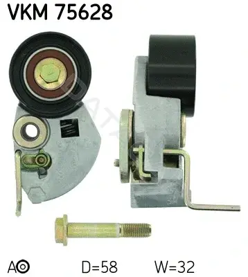 Натяжной ролик ГРМ SKF VKM75628