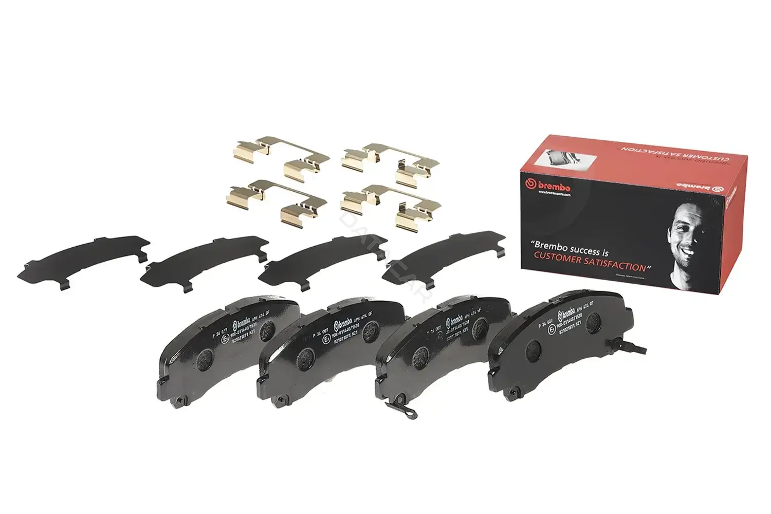 Тормозные колодки BREMBO P34007