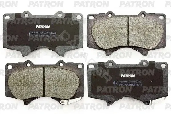 Тормозные колодки PATRON PBP1351
