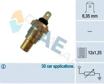 Датчик температуры охлаждающей жидкости FAE 31680