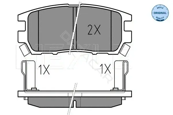 Тормозные колодки MEYLE 0252184014/W