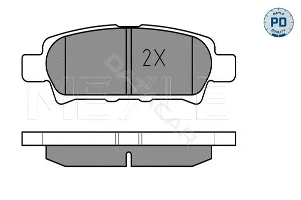 Тормозные колодки MEYLE 0252401416/PD