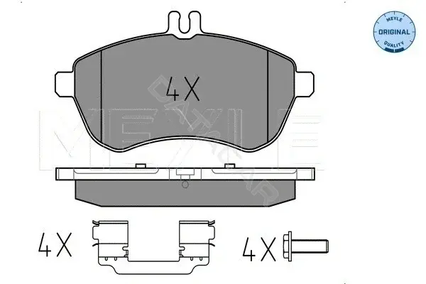 Тормозные колодки MEYLE 0252430620/K1