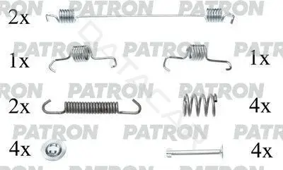 Ремкомплект тормозных колодок PATRON PSRK0094