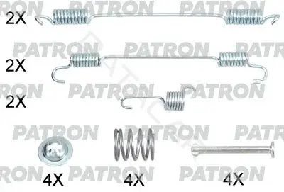 Ремкомплект тормозных колодок PATRON PSRK0118