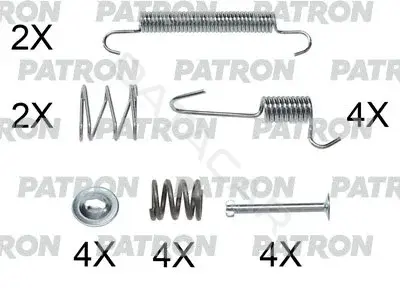 Ремкомплект тормозных колодок PATRON PSRK0149