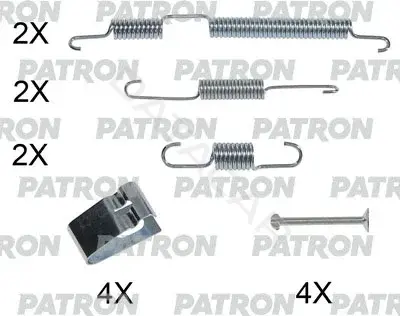Ремкомплект тормозных колодок PATRON PSRK0216