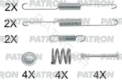 Ремкомплект тормозных колодок PATRON PSRK0222