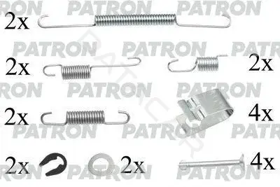 Ремкомплект тормозных колодок PATRON PSRK0230