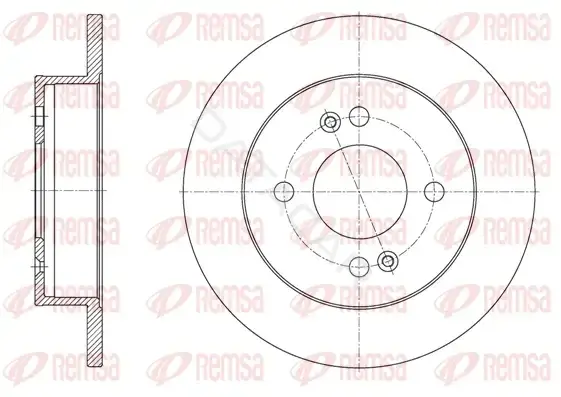 Тормозные диски REMSA 61609.00