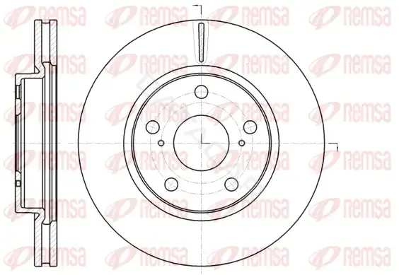 Тормозные диски REMSA 61077.10