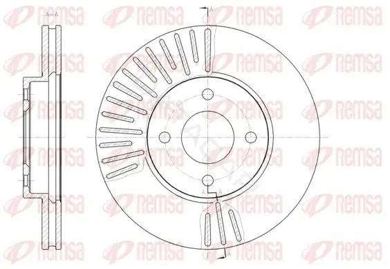 Тормозные диски REMSA 61467.10