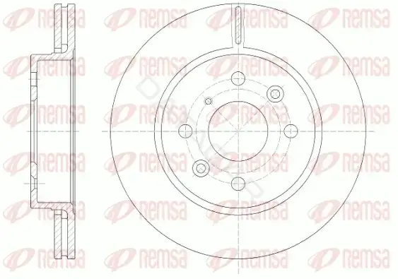 Тормозные диски REMSA 6523.10