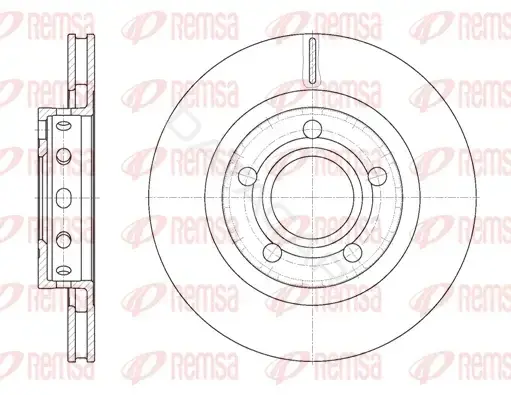Тормозные диски REMSA 6822.10