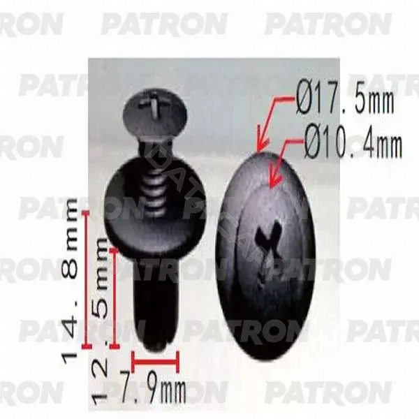 Клипсы, фиксаторы, зажимы PATRON P37-0160