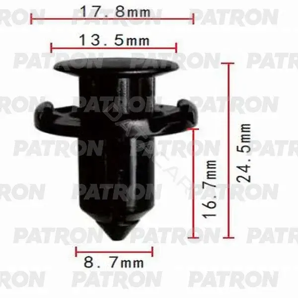 Клипсы, фиксаторы, зажимы PATRON P37-0164