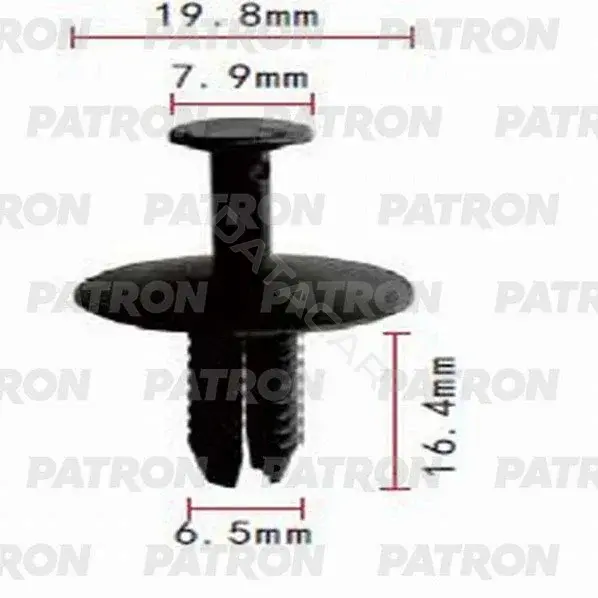 Клипсы, фиксаторы, зажимы PATRON P37-0572