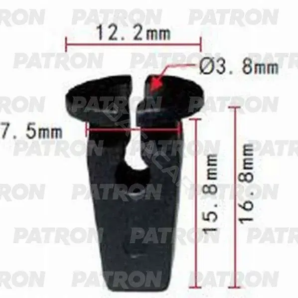 Клипсы, фиксаторы, зажимы PATRON P37-0575
