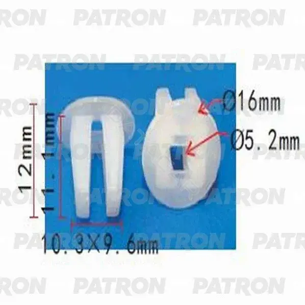 Клипсы, фиксаторы, зажимы PATRON P37-0579
