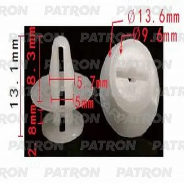 Клипсы, фиксаторы, зажимы PATRON P37-0584