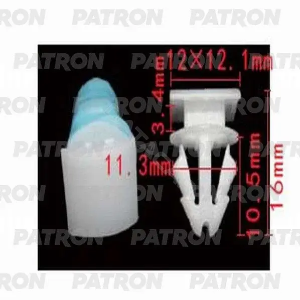 Клипсы, фиксаторы, зажимы PATRON P37-0598