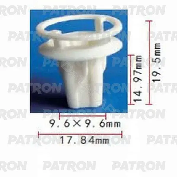 Клипсы, фиксаторы, зажимы PATRON P37-0616