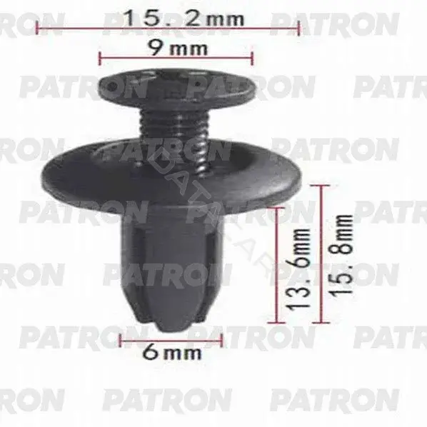 Клипсы, фиксаторы, зажимы PATRON P37-0664