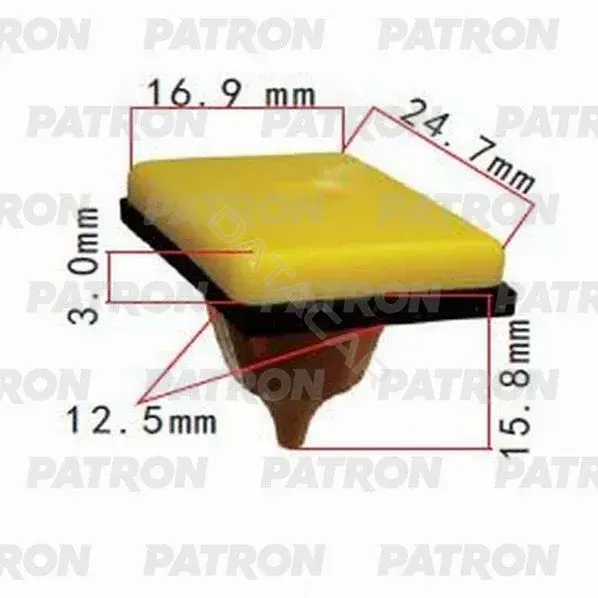 Клипсы, фиксаторы, зажимы PATRON P37-0674