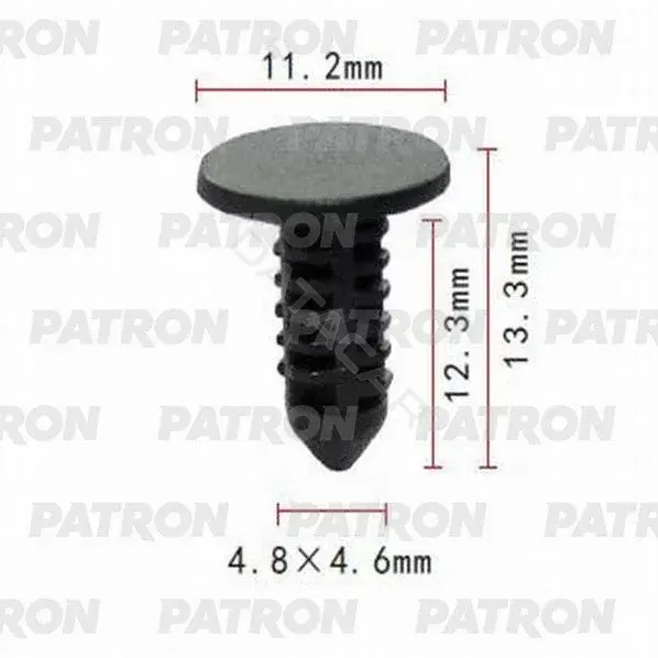 Клипсы, фиксаторы, зажимы PATRON P37-0714
