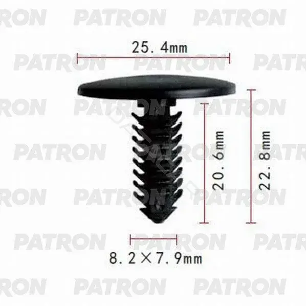 Клипсы, фиксаторы, зажимы PATRON P37-0742