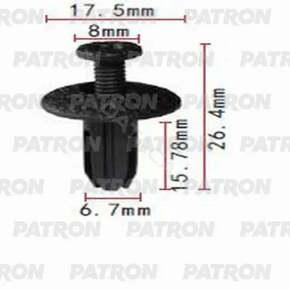 Клипсы, фиксаторы, зажимы PATRON P37-0788