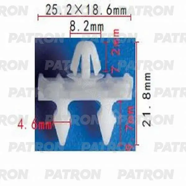 Клипсы, фиксаторы, зажимы PATRON P37-0926
