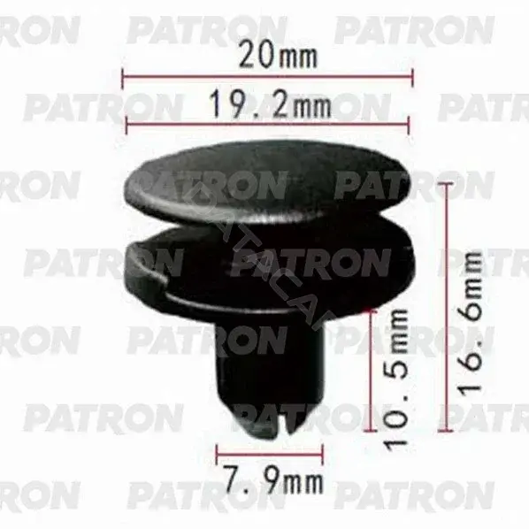 Клипсы, фиксаторы, зажимы PATRON P37-0951