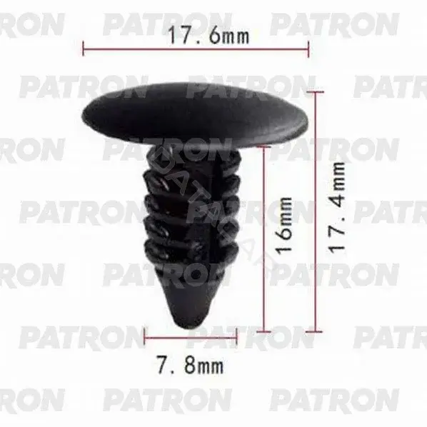 Клипсы, фиксаторы, зажимы PATRON P37-0975