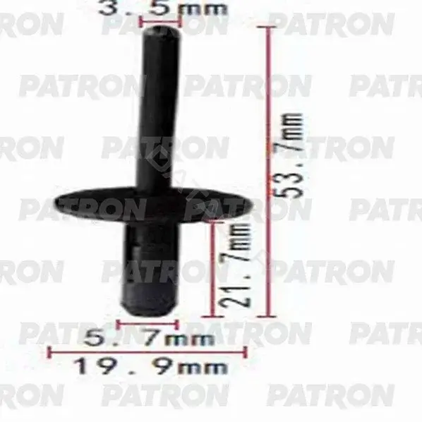 Клипсы, фиксаторы, зажимы PATRON P37-0984