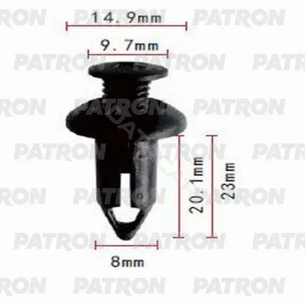 Клипсы, фиксаторы, зажимы PATRON P37-0992