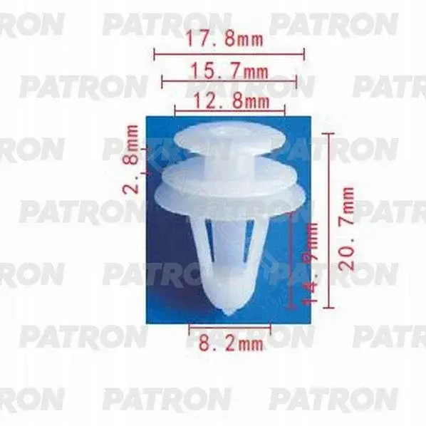 Клипсы, фиксаторы, зажимы PATRON P37-0993