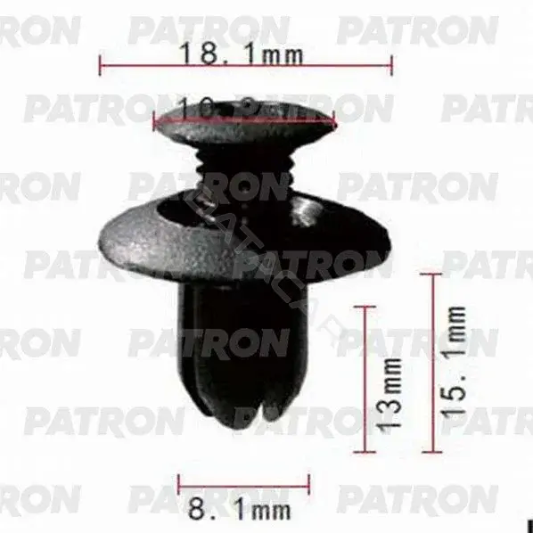 Клипсы, фиксаторы, зажимы PATRON P37-0995
