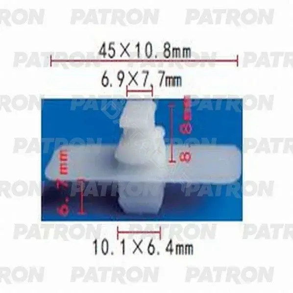 Клипсы, фиксаторы, зажимы PATRON P37-1016