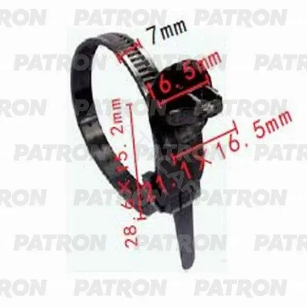 Клипсы, фиксаторы, зажимы PATRON P37-1050