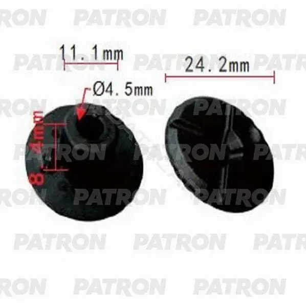 Клипсы, фиксаторы, зажимы PATRON P37-1100