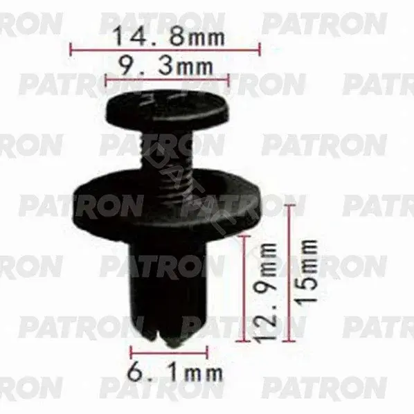 Клипсы, фиксаторы, зажимы PATRON P37-1110