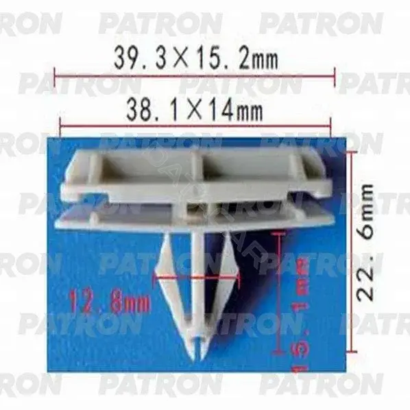 Клипсы, фиксаторы, зажимы PATRON P37-1138