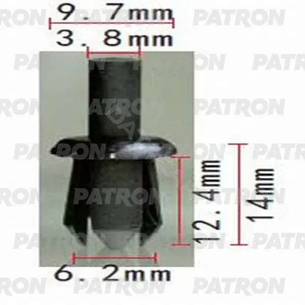 Клипсы, фиксаторы, зажимы PATRON P37-1146