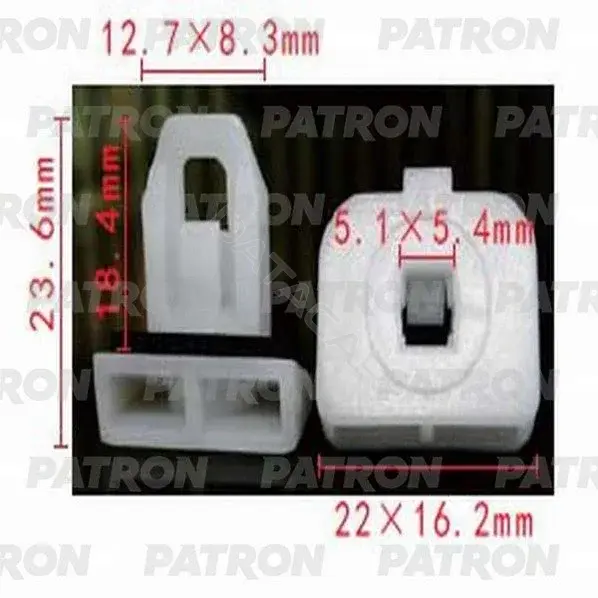 Клипсы, фиксаторы, зажимы PATRON P37-1180