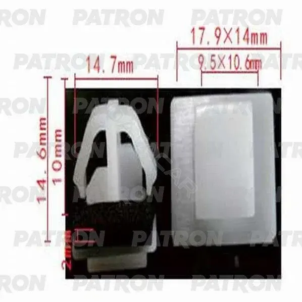 Клипсы, фиксаторы, зажимы PATRON P37-1186