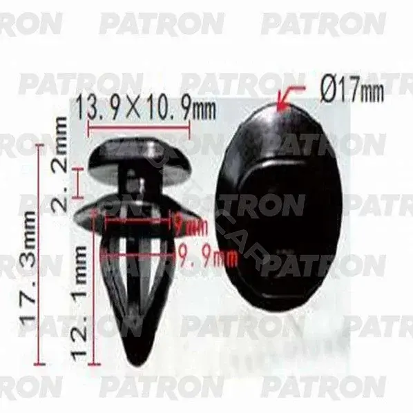 Клипсы, фиксаторы, зажимы PATRON P37-1196